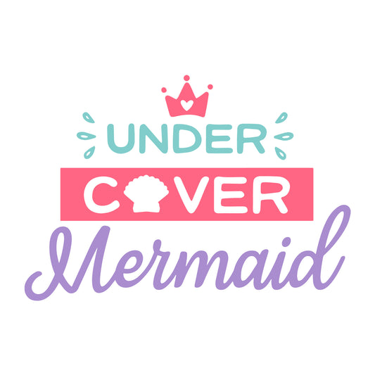Undercover mermaid SVG