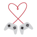 Video Game Controller Heart SVG design for Cricut, Silhouette, laser cutting, vinyl, sublimation, Valentine kids crafts, and shirts.