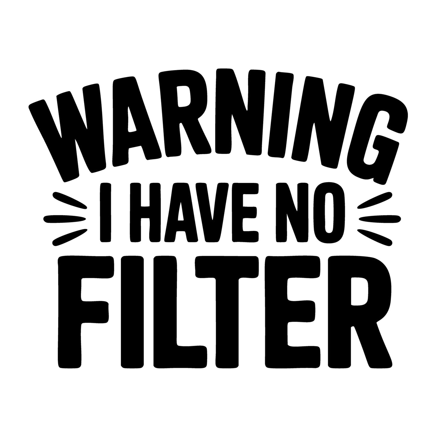 Warning I Have No Filter SVG