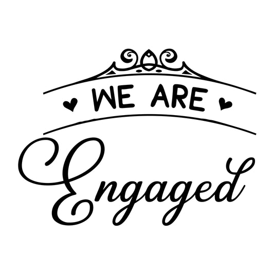 We Are Engaged SVG