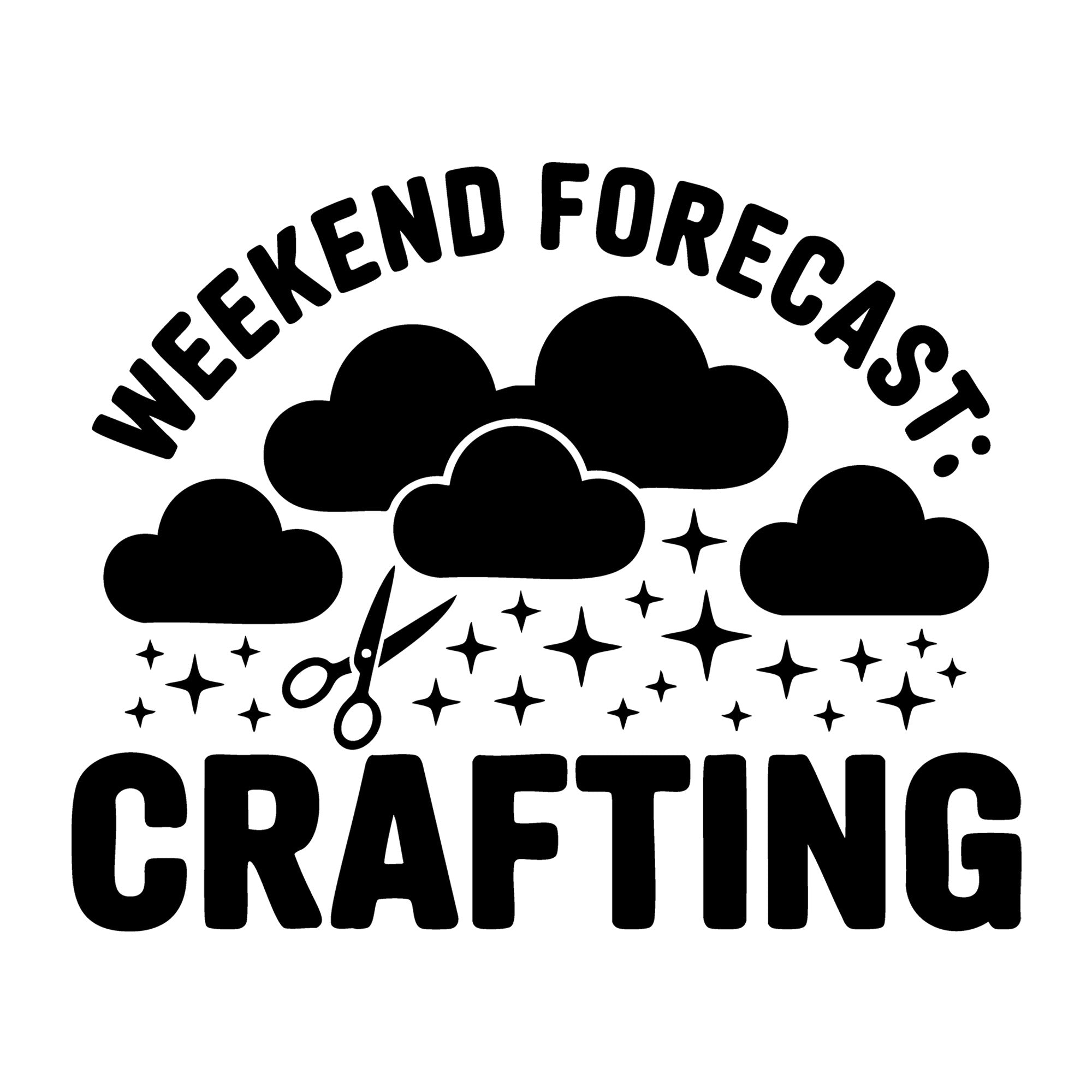 Weekend Forecast Crafting SVG