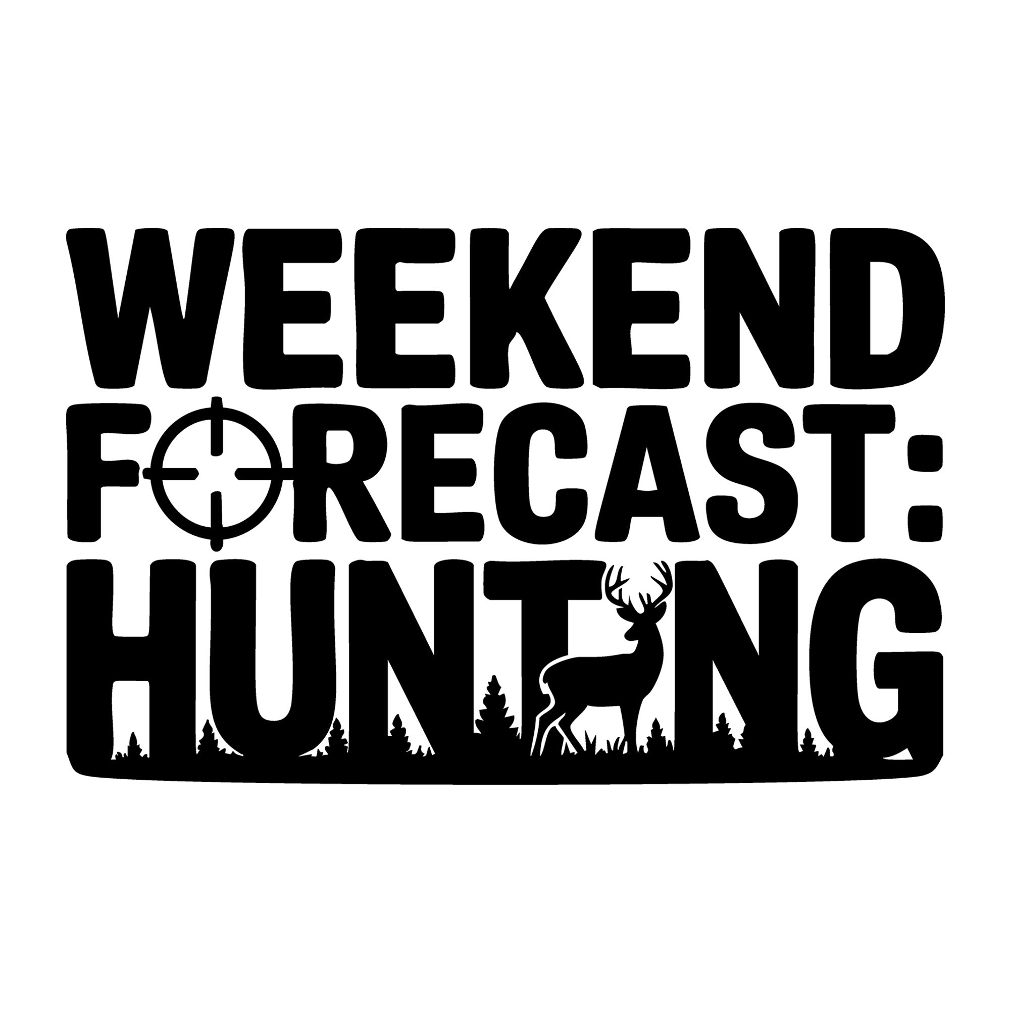 Weekend Forecast Hunting SVG