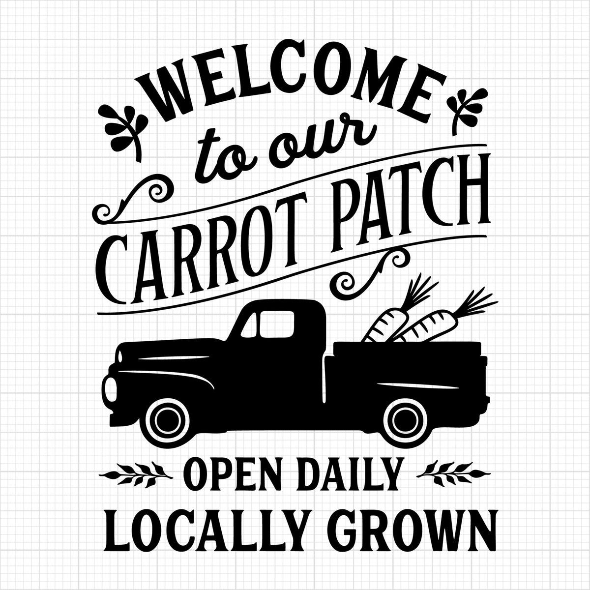 Welcome To Our Carrot Patch