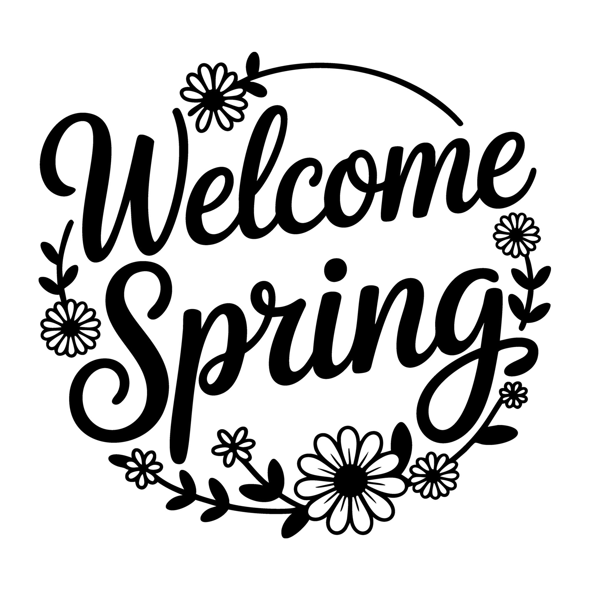 Welcome Spring SVG