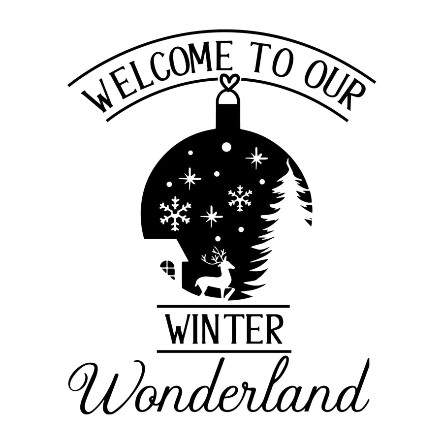 Welcome to our Winter wonderland SVG