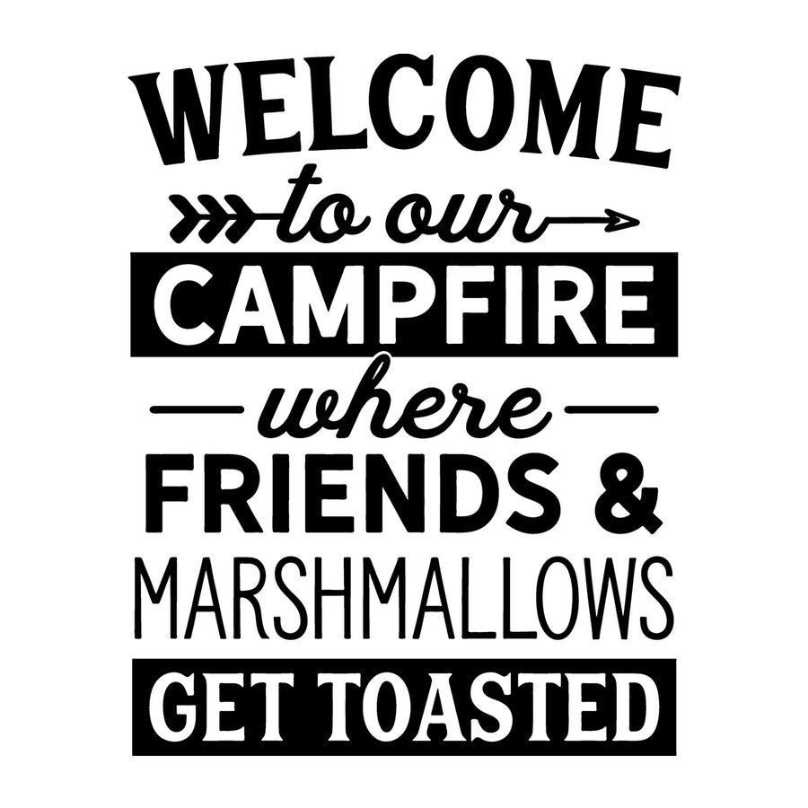 Welcome to our Campfire SVG design for Cricut, Silhouette, laser cutting, vinyl, sublimation, camping shirts, signs, decals, mugs, and DIY craft projects.