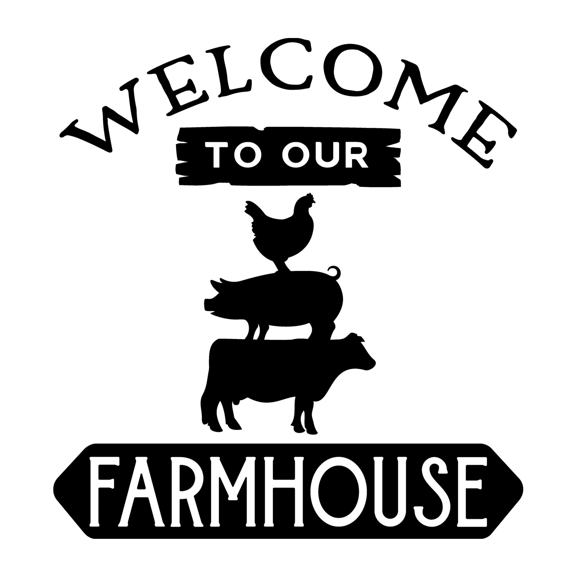 Welcome to our Farmhouse SVG design for Cricut, Silhouette, laser cutting, vinyl, sublimation, farmhouse signs, shirts, decals, mugs, and DIY craft projects.