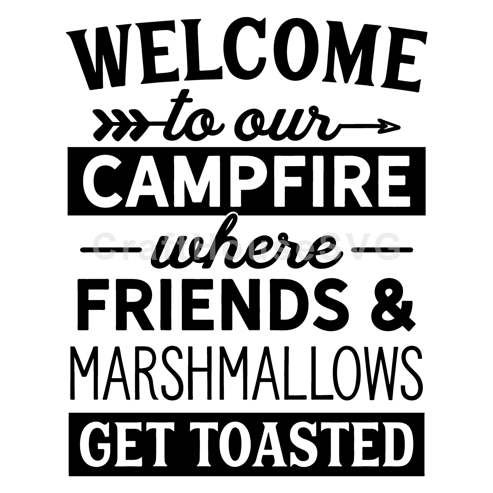 Welcome to our campfire SVG