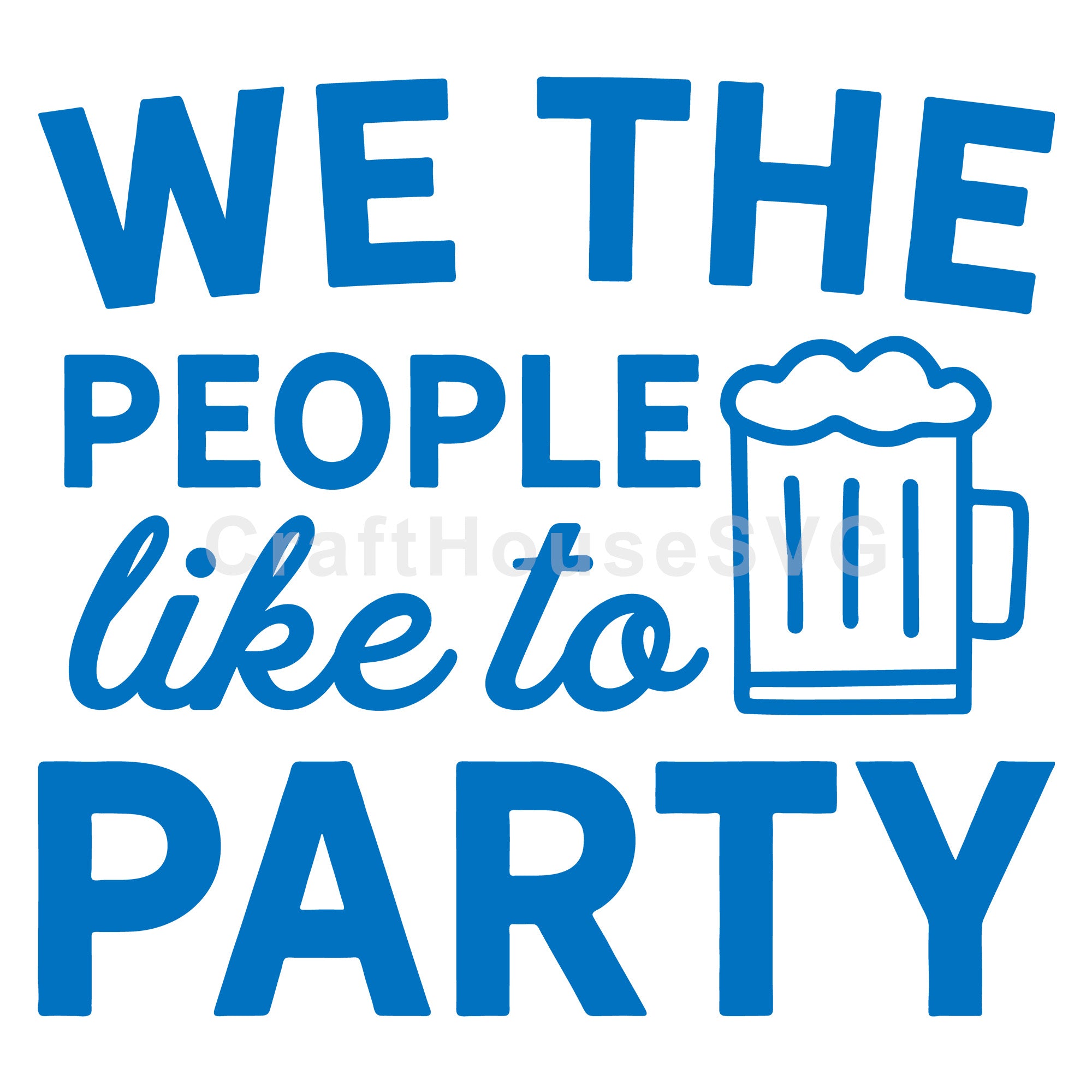 4th of July SVG file | We the people like to party SVG MF55