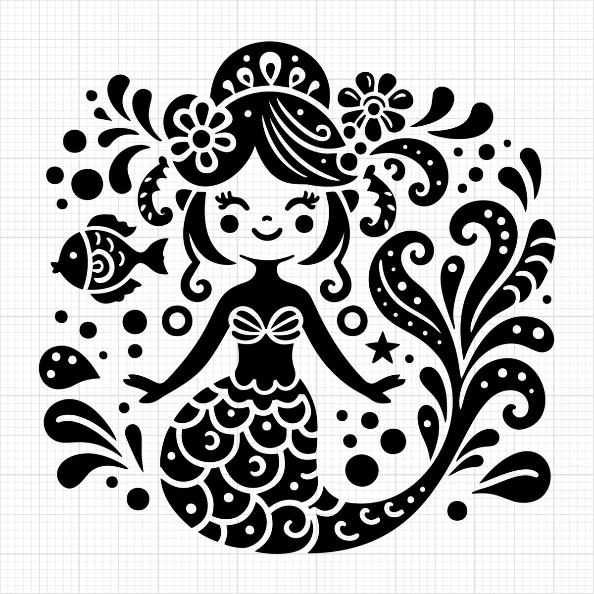 Whimsical Mermaid 06