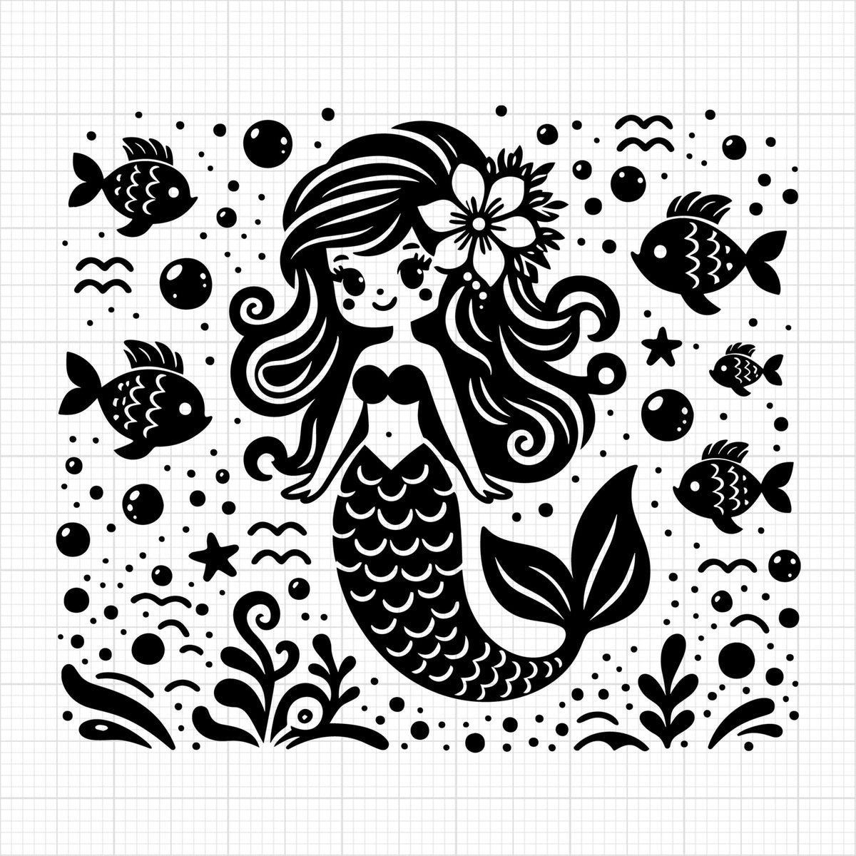 Whimsical Mermaid 12