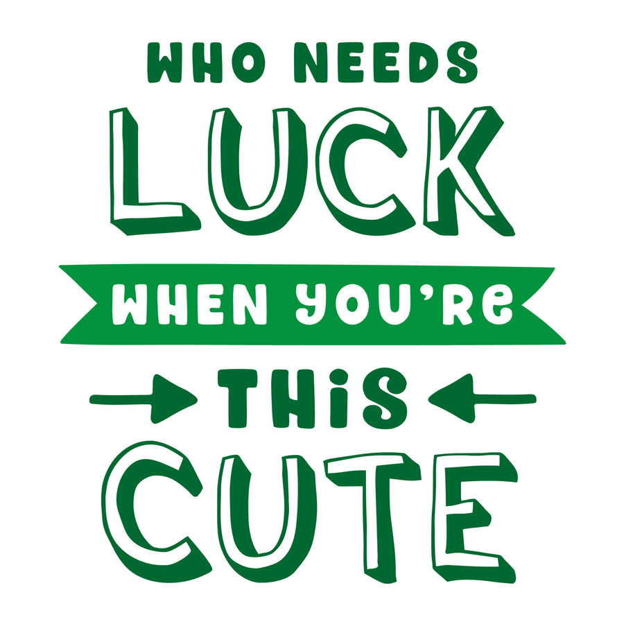 Who needs luck when you're this cute SVG