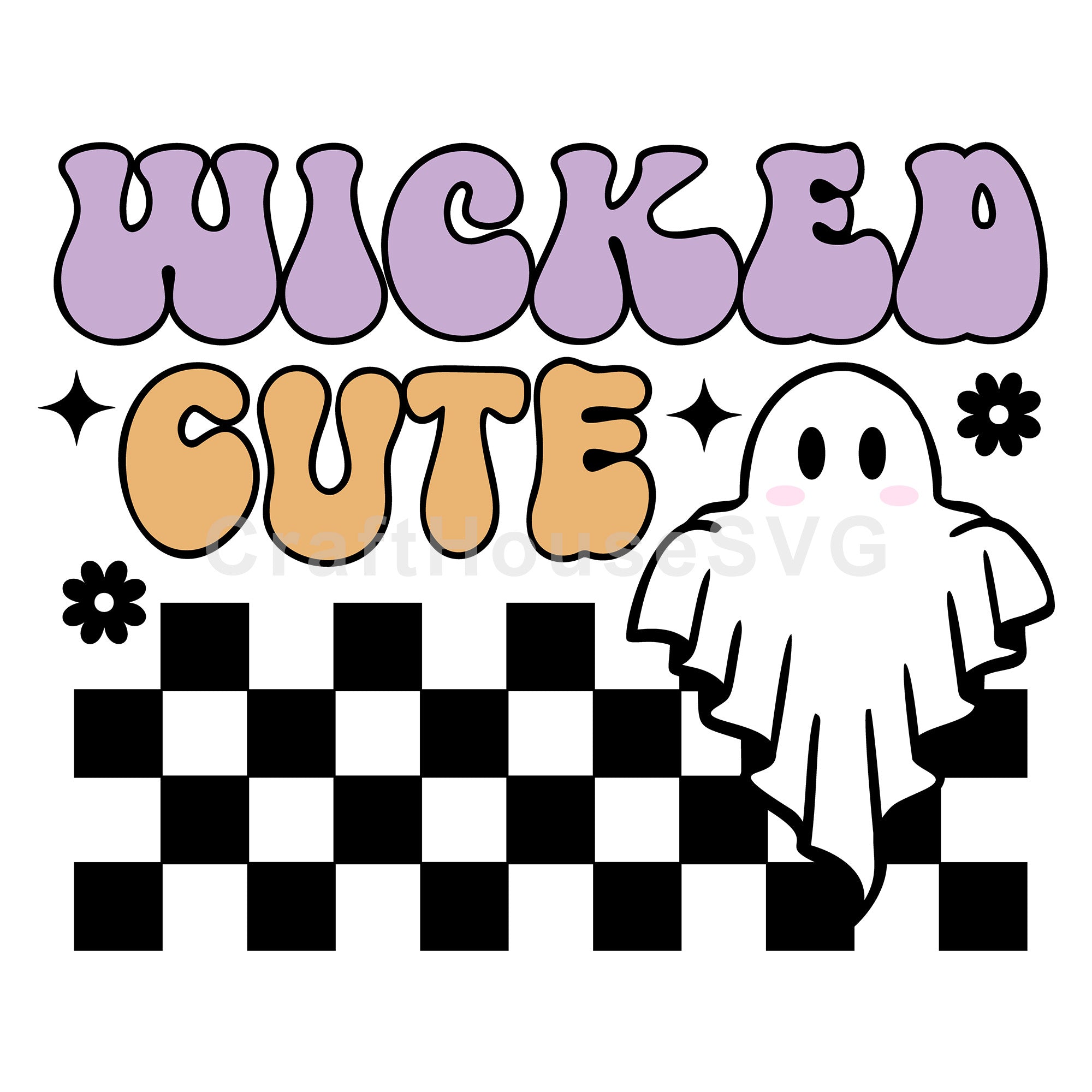 Wicked Cute SVG Cute Retro Halloween