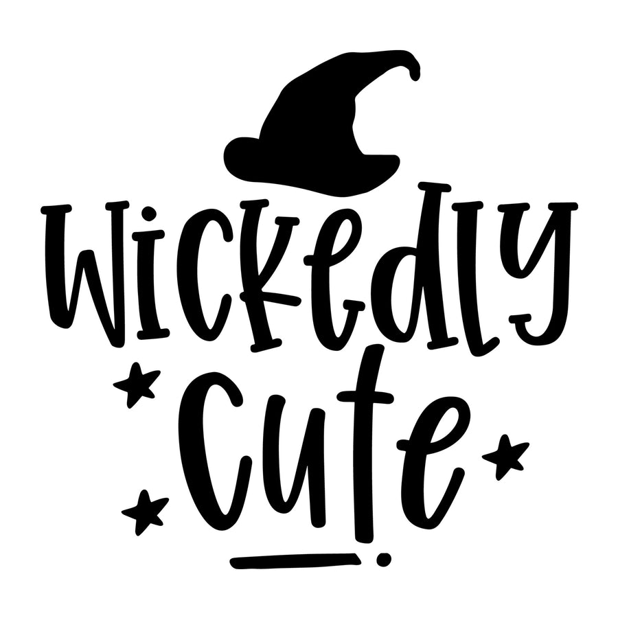 Wickedly Cute SVG for Cricut, Silhouette, laser cutting, vinyl, sublimation, Halloween shirts, signs, decals, mugs, and DIY craft projects.