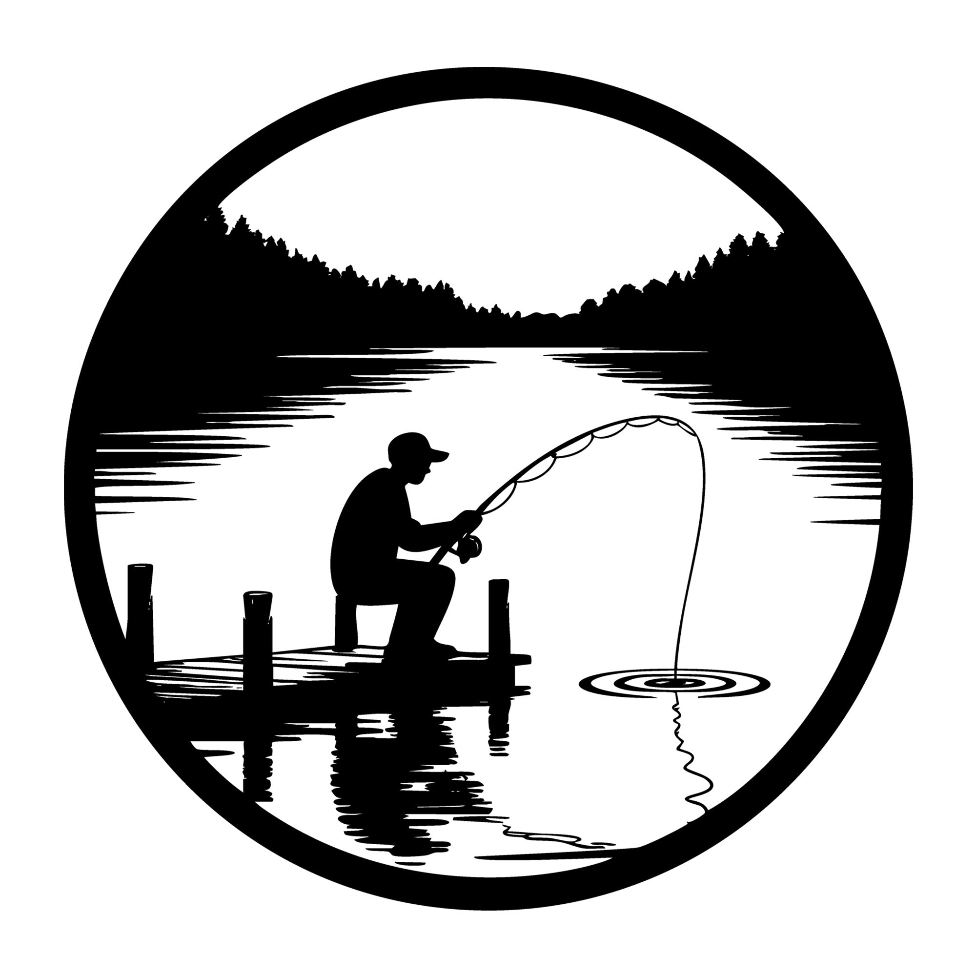 Wilderness SVG for Cricut, Silhouette, laser cutting, vinyl, sublimation, outdoor shirts, decals, signs, and DIY craft projects.