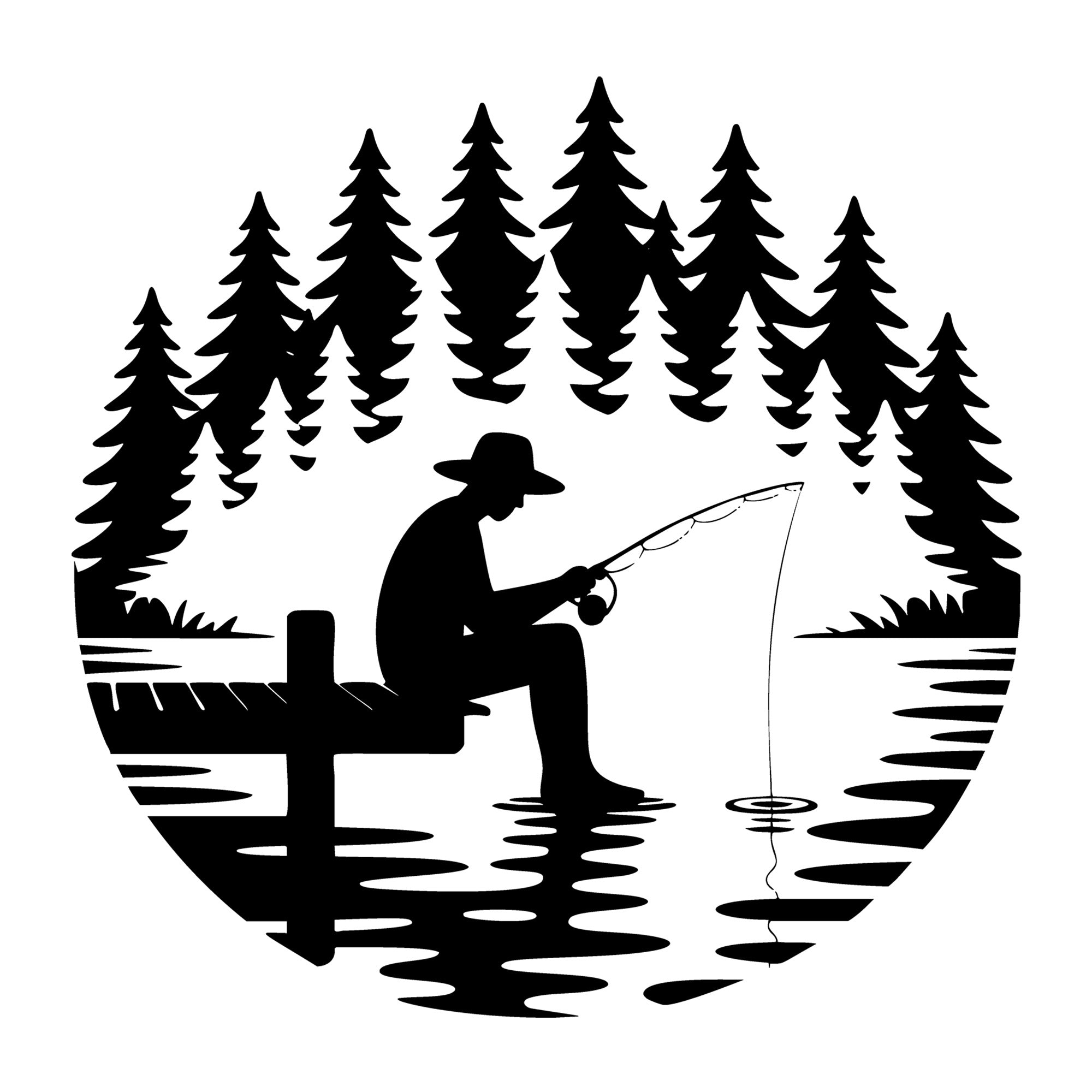 Wilderness SVG for Cricut, Silhouette, laser cutting, vinyl, sublimation, outdoor shirts, decals, signs, and DIY craft projects.