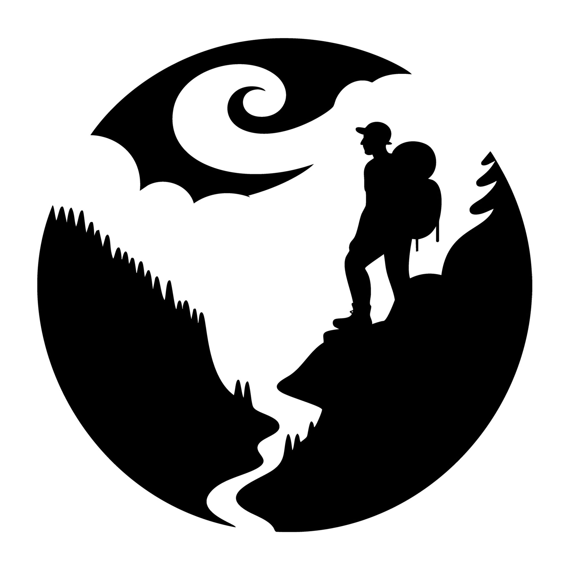 Wilderness SVG for Cricut, Silhouette, laser cutting, vinyl, sublimation, outdoor shirts, decals, signs, and DIY craft projects.