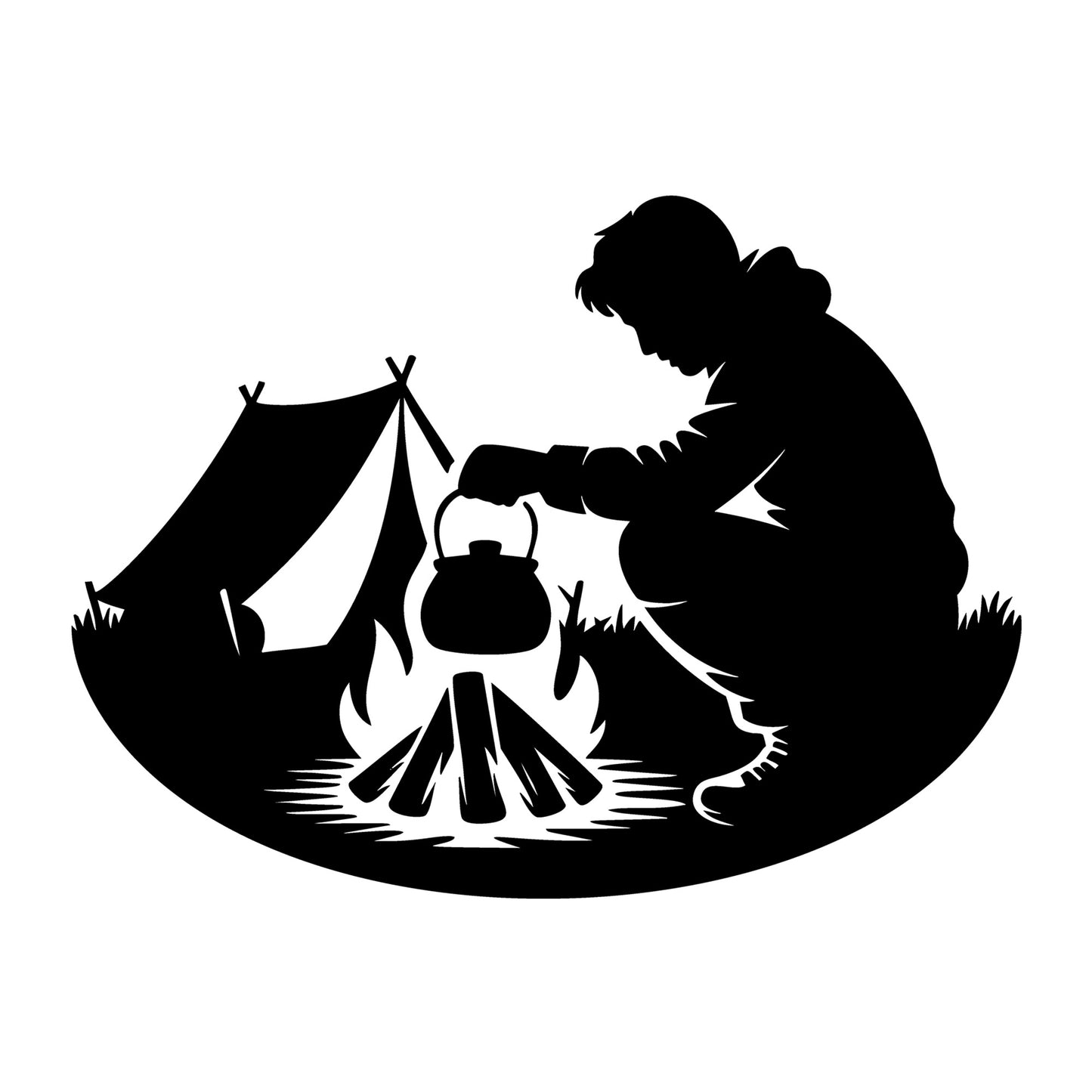 Wilderness SVG for Cricut, Silhouette, laser cutting, vinyl, sublimation, outdoor shirts, decals, signs, and DIY craft projects.