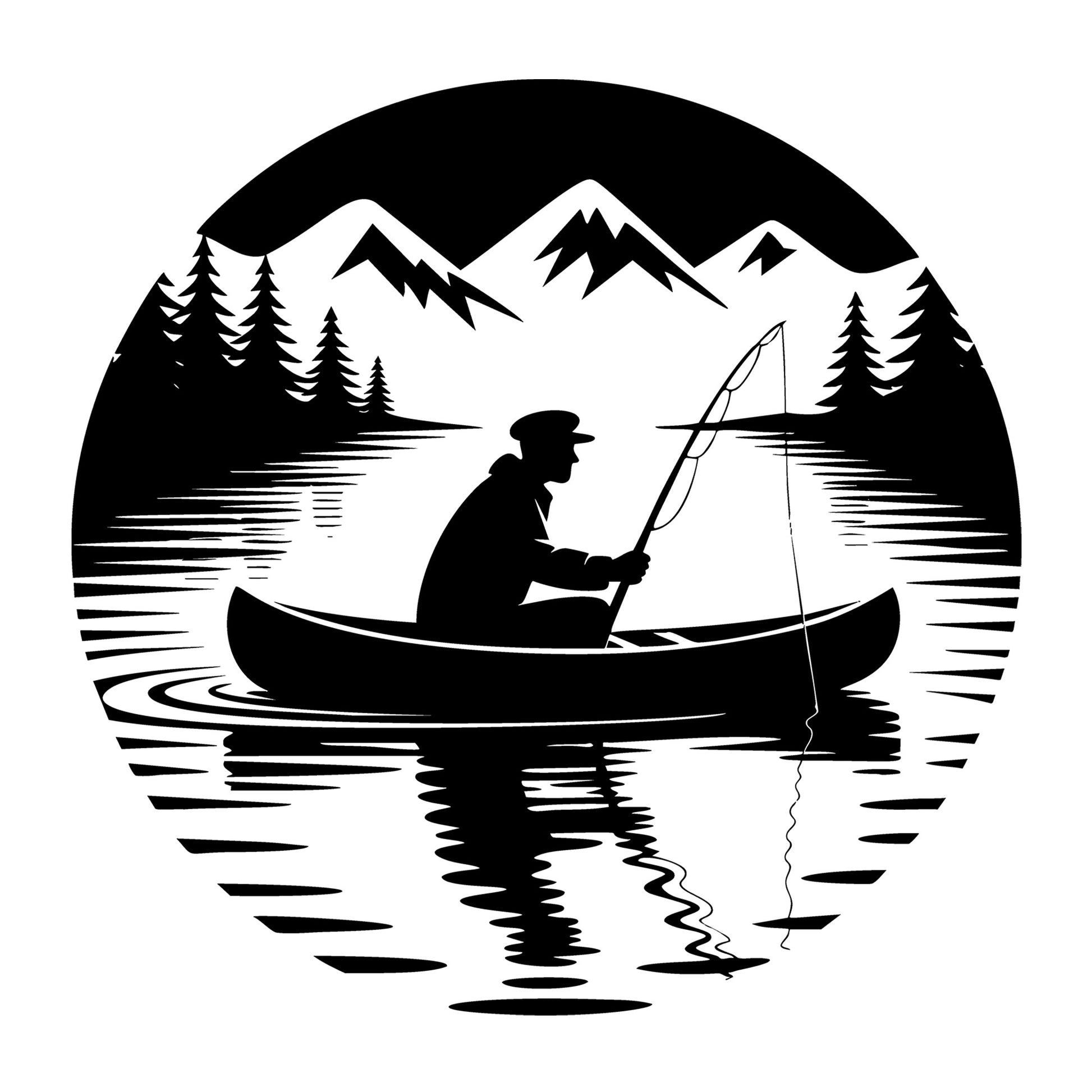 Wilderness SVG for Cricut, Silhouette, laser cutting, vinyl, sublimation, outdoor shirts, decals, signs, and DIY craft projects.