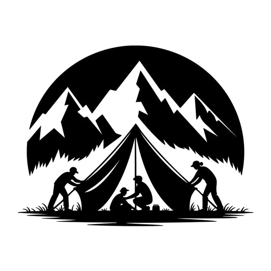 Wilderness SVG for Cricut, Silhouette, laser cutting, vinyl, sublimation, outdoor shirts, decals, signs, and DIY craft projects.