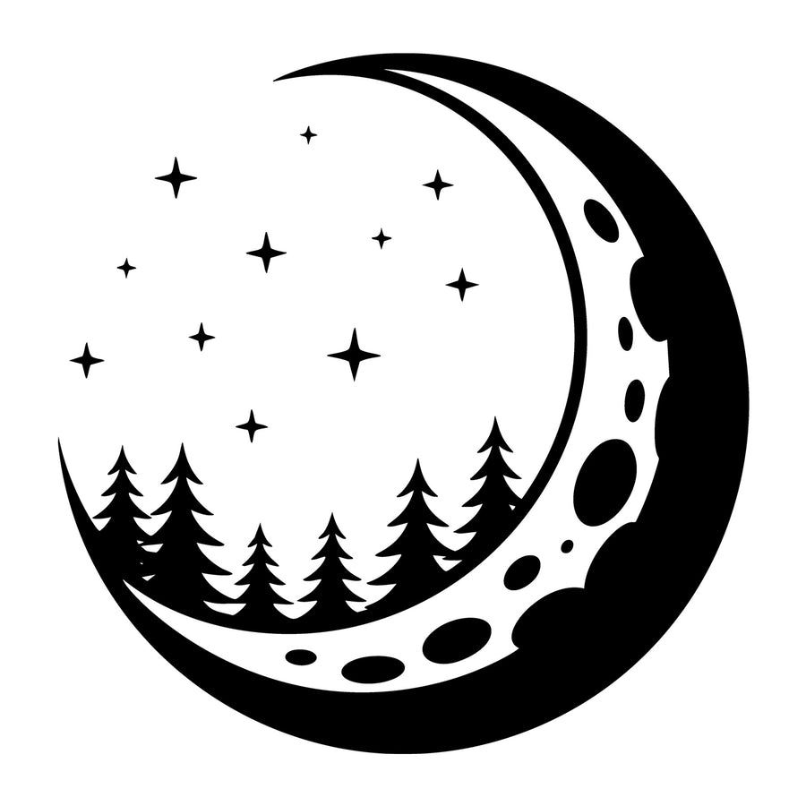Wilderness SVG for Cricut, Silhouette, laser cutting, vinyl, sublimation, outdoor shirts, decals, signs, and DIY craft projects.