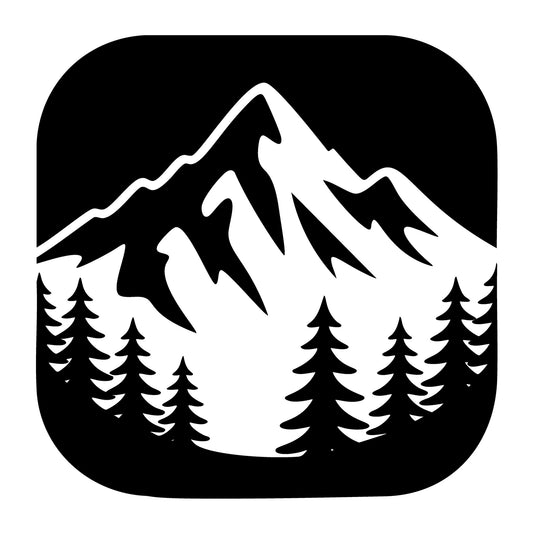Wilderness SVG for Cricut, Silhouette, laser cutting, vinyl, sublimation, outdoor shirts, decals, signs, and DIY craft projects.