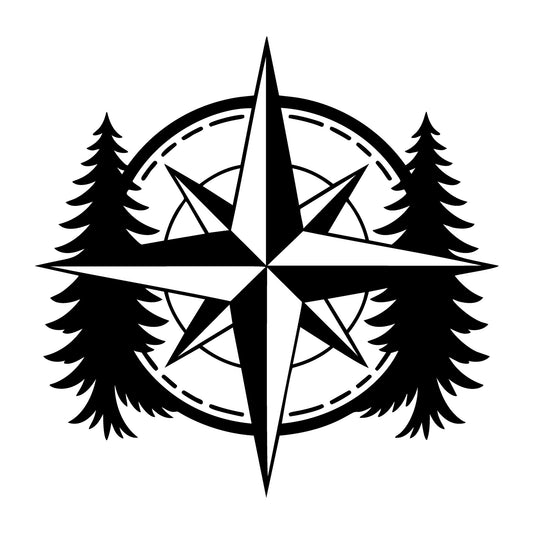 Wilderness SVG for Cricut, Silhouette, laser cutting, vinyl, sublimation, outdoor shirts, decals, signs, and DIY craft projects.