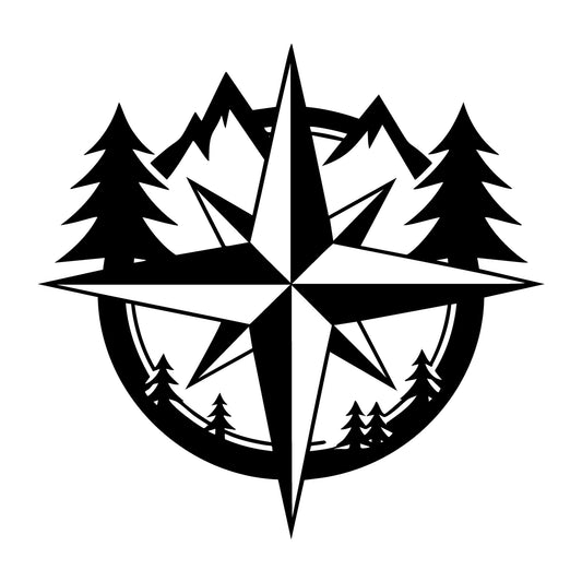 Wilderness SVG for Cricut, Silhouette, laser cutting, vinyl, sublimation, outdoor shirts, decals, signs, and DIY craft projects.