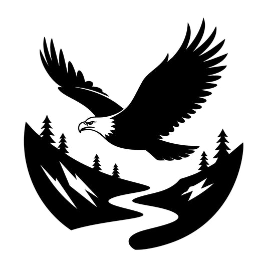 Wilderness SVG for Cricut, Silhouette, laser cutting, vinyl, sublimation, outdoor shirts, decals, signs, and DIY craft projects.