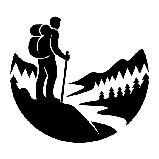 Wilderness SVG for Cricut, Silhouette, laser cutting, vinyl, sublimation, outdoor shirts, decals, signs, and DIY craft projects.