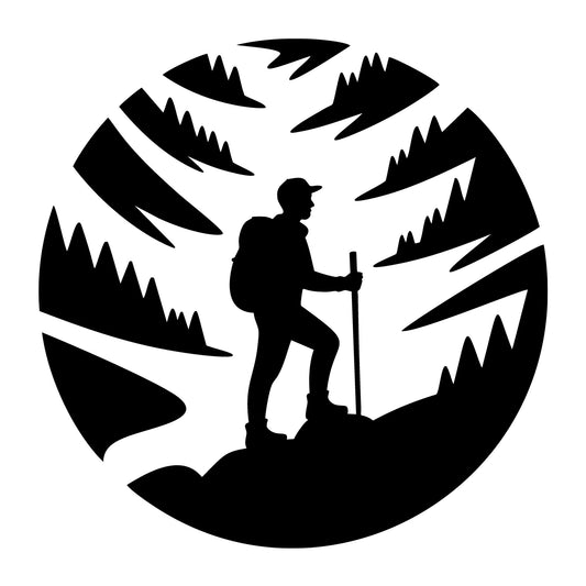 Wilderness SVG for Cricut, Silhouette, laser cutting, vinyl, sublimation, outdoor shirts, decals, signs, and DIY craft projects.