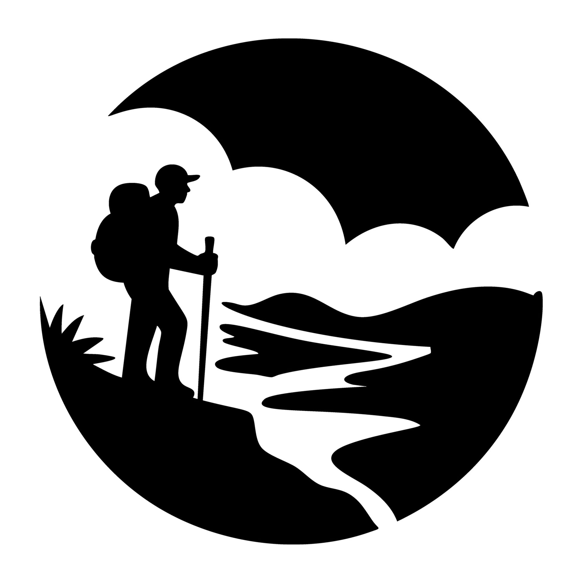 Wilderness SVG for Cricut, Silhouette, laser cutting, vinyl, sublimation, outdoor shirts, decals, signs, and DIY craft projects.