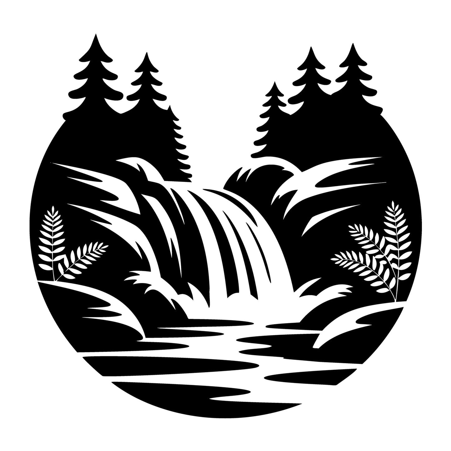 Wilderness SVG for Cricut, Silhouette, laser cutting, vinyl, sublimation, outdoor shirts, decals, signs, and DIY craft projects.