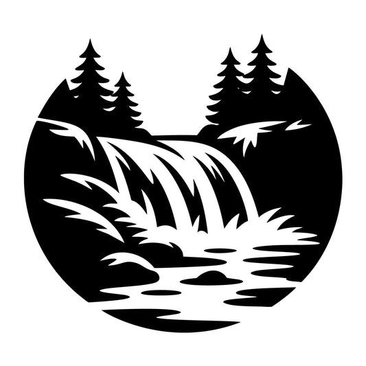 Wilderness SVG for Cricut, Silhouette, laser cutting, vinyl, sublimation, outdoor shirts, decals, signs, and DIY craft projects.