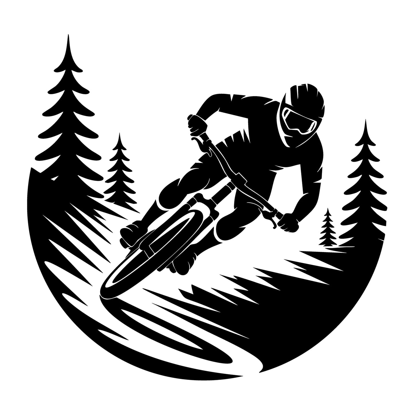 Wilderness SVG for Cricut, Silhouette, laser cutting, vinyl, sublimation, outdoor shirts, decals, signs, and DIY craft projects.