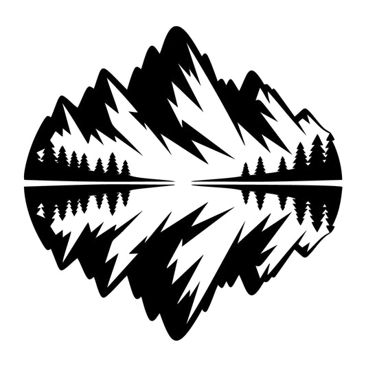 Wilderness SVG for Cricut, Silhouette, laser cutting, vinyl, sublimation, outdoor shirts, decals, signs, and DIY craft projects.