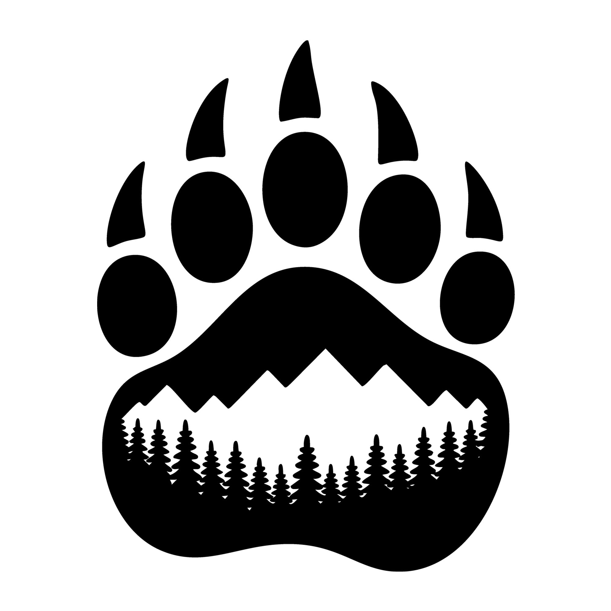 Wilderness SVG for Cricut, Silhouette, laser cutting, vinyl, sublimation, outdoor shirts, decals, signs, and DIY craft projects.