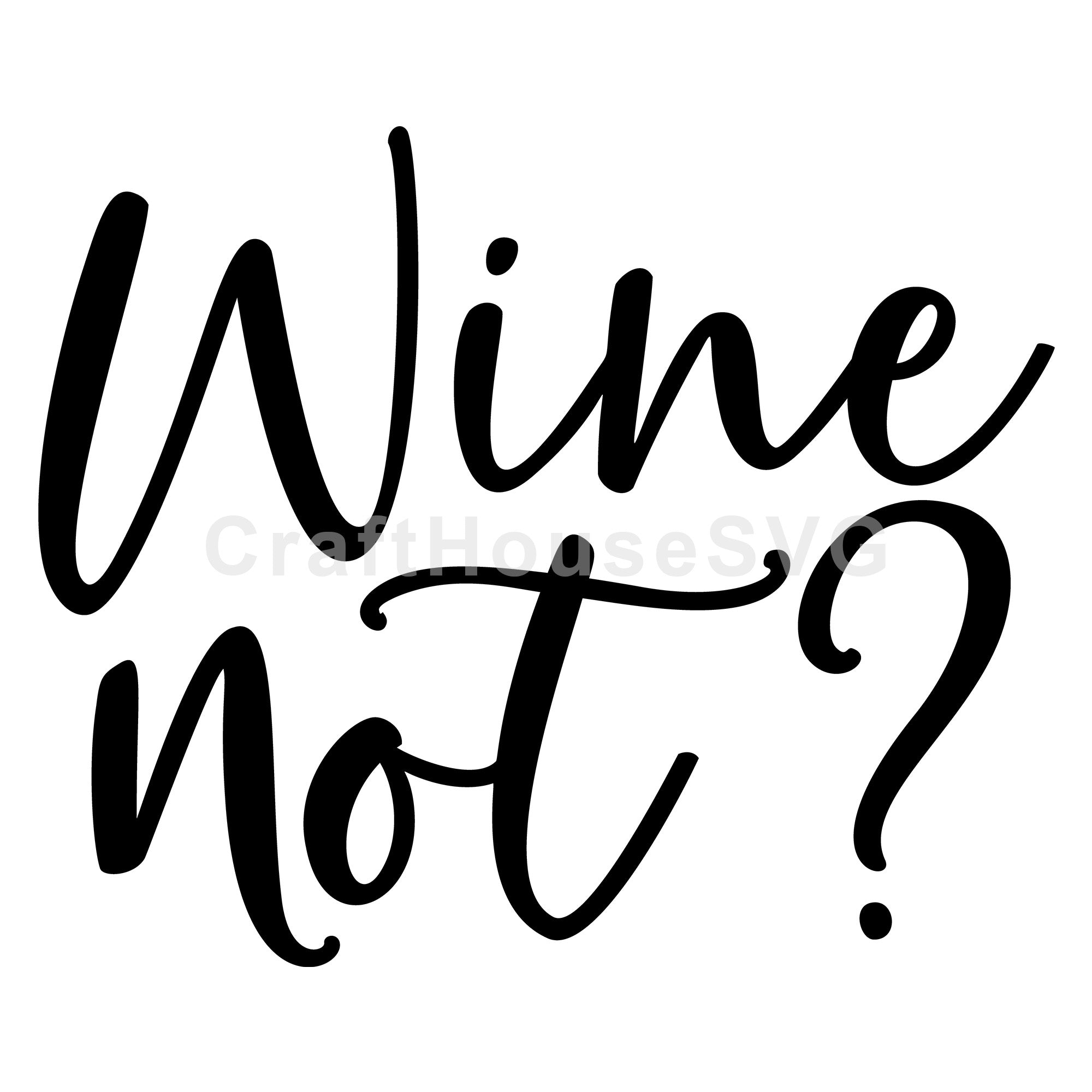 Wine not SVG