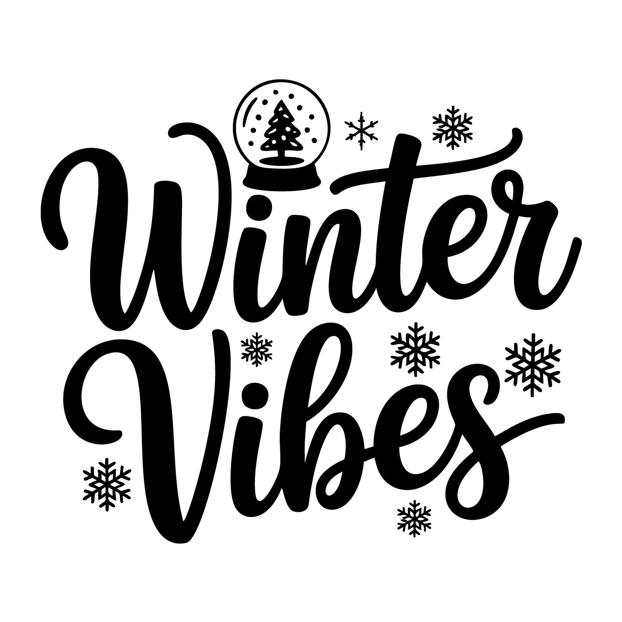 Winter Vibes SVG