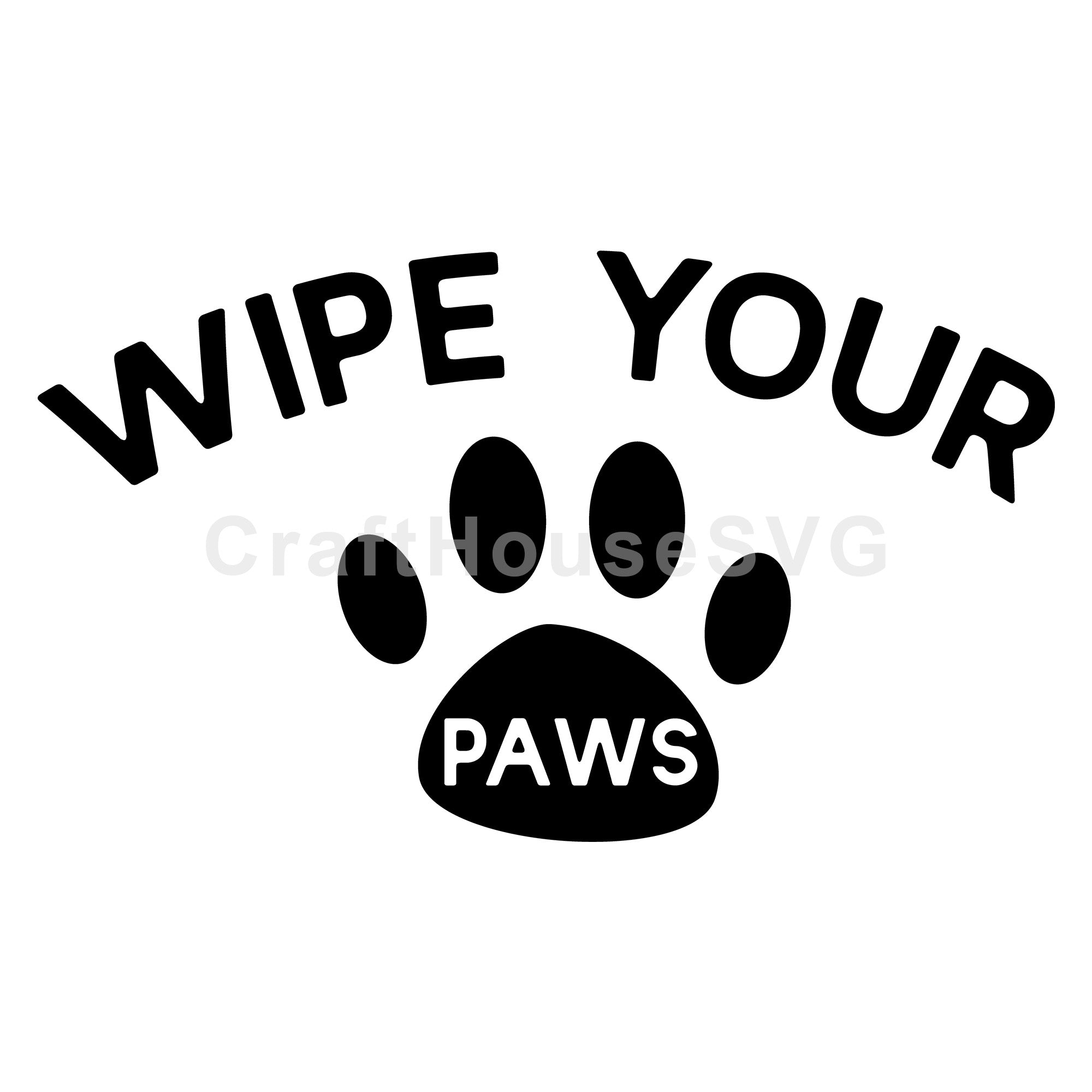 Wipe your paws SVG |M49F| A Doormat SVG file