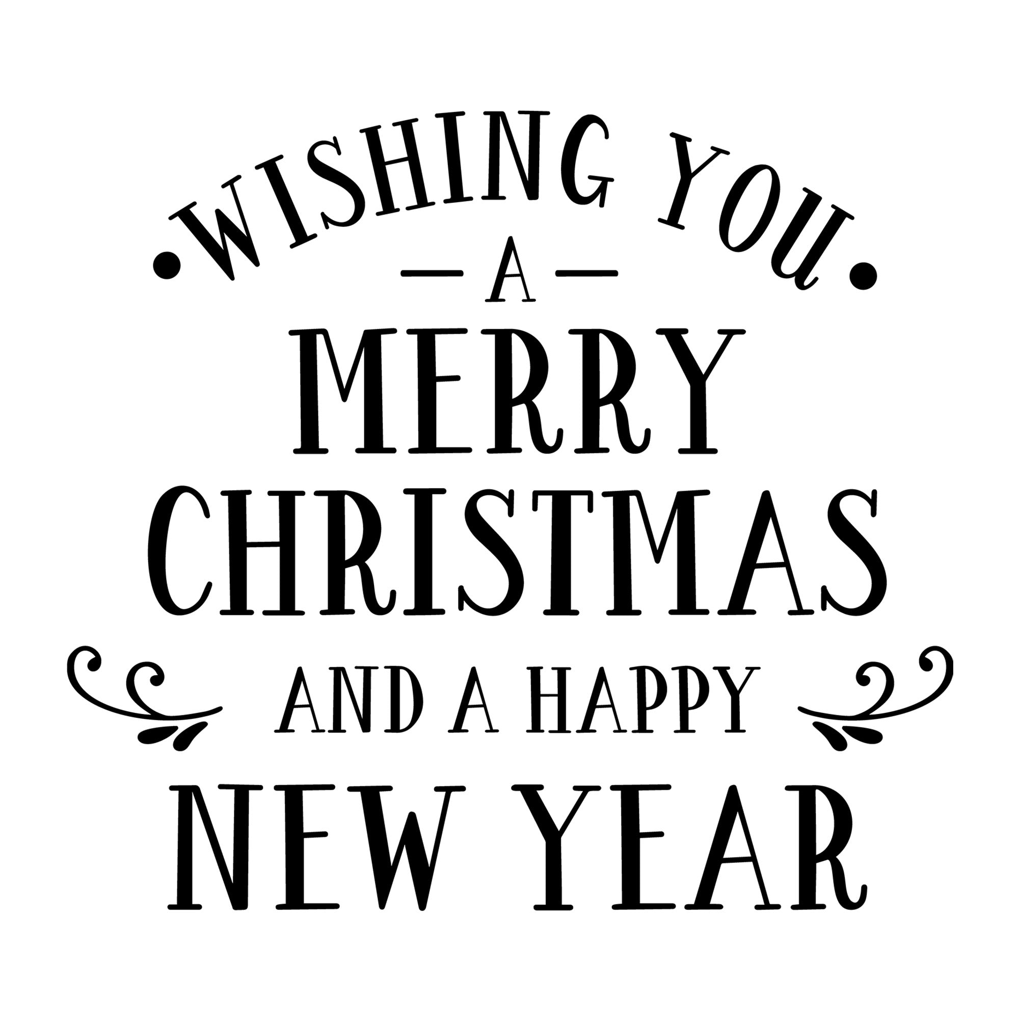 Wishing You A Merry Christmas And SVG