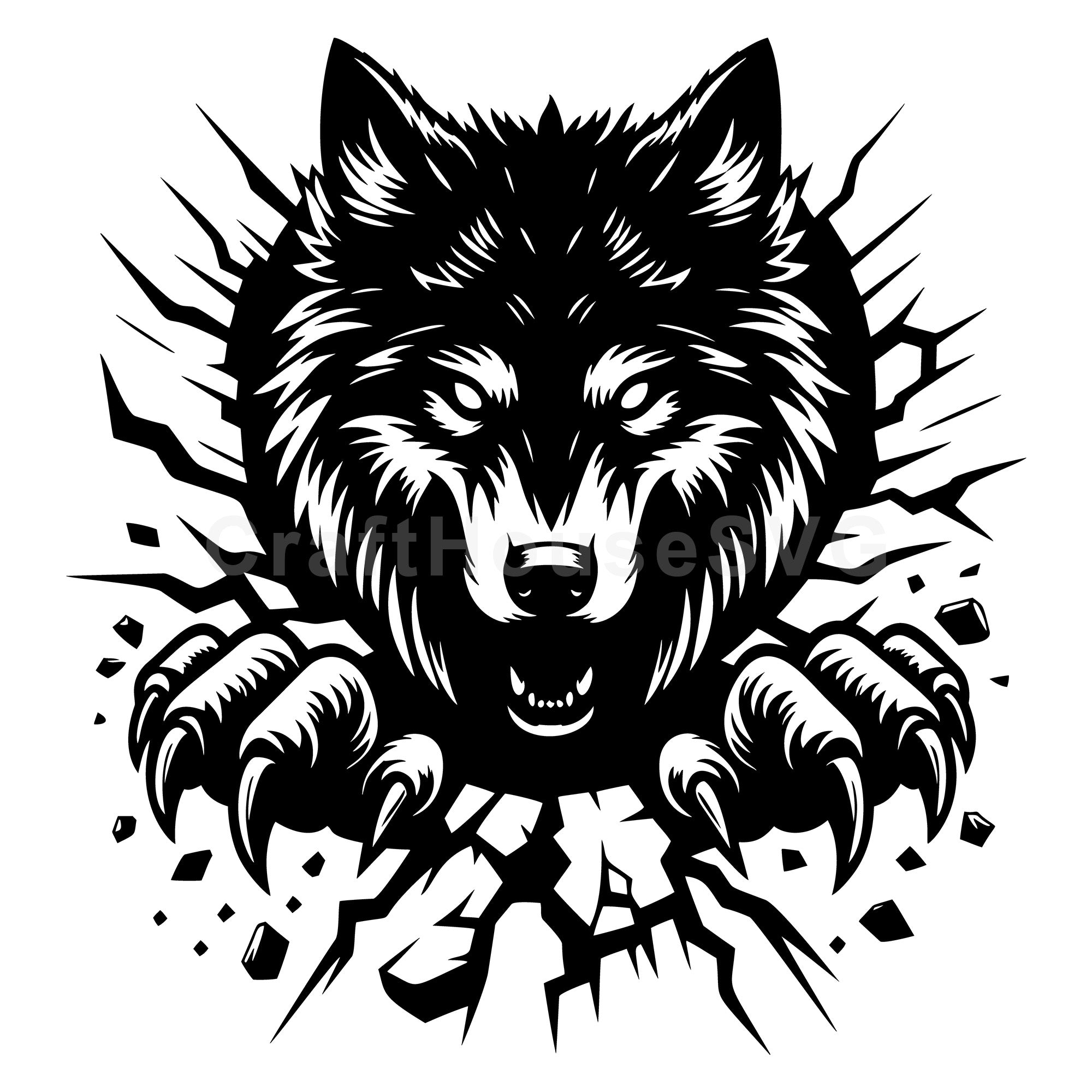 Wolf Breakthrough SVG