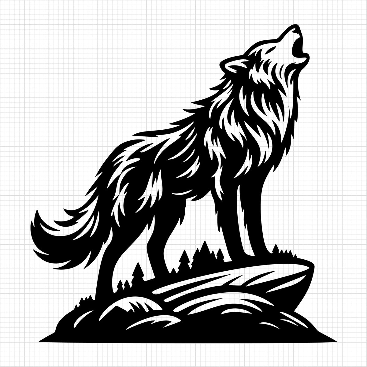 Wolf on Hill