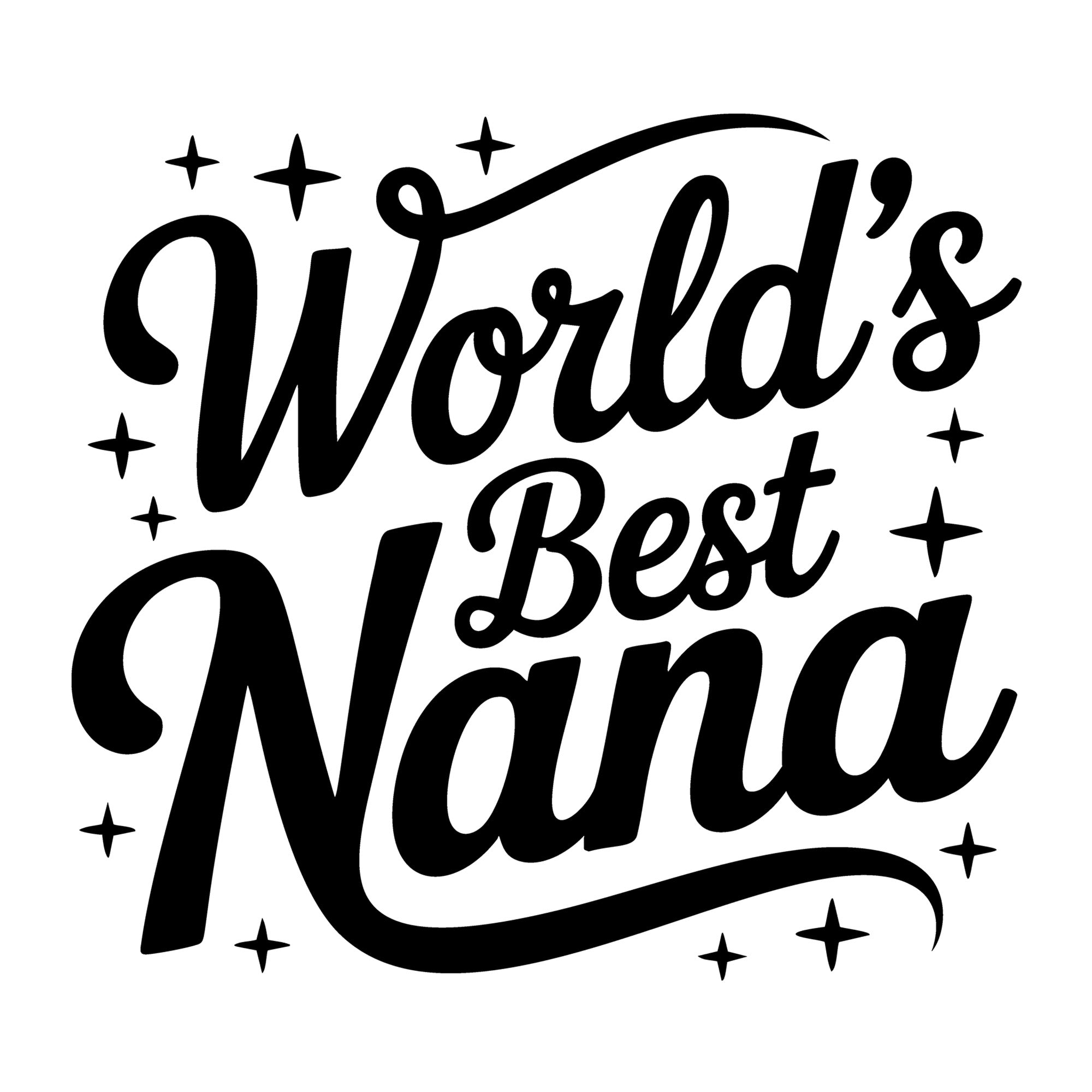 World's Best Nana SVG