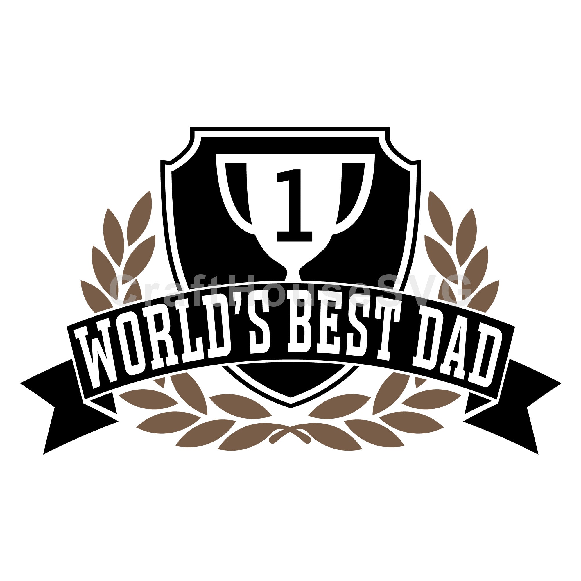 Worlds best dad SVG | M50F | Dad SVG cut file