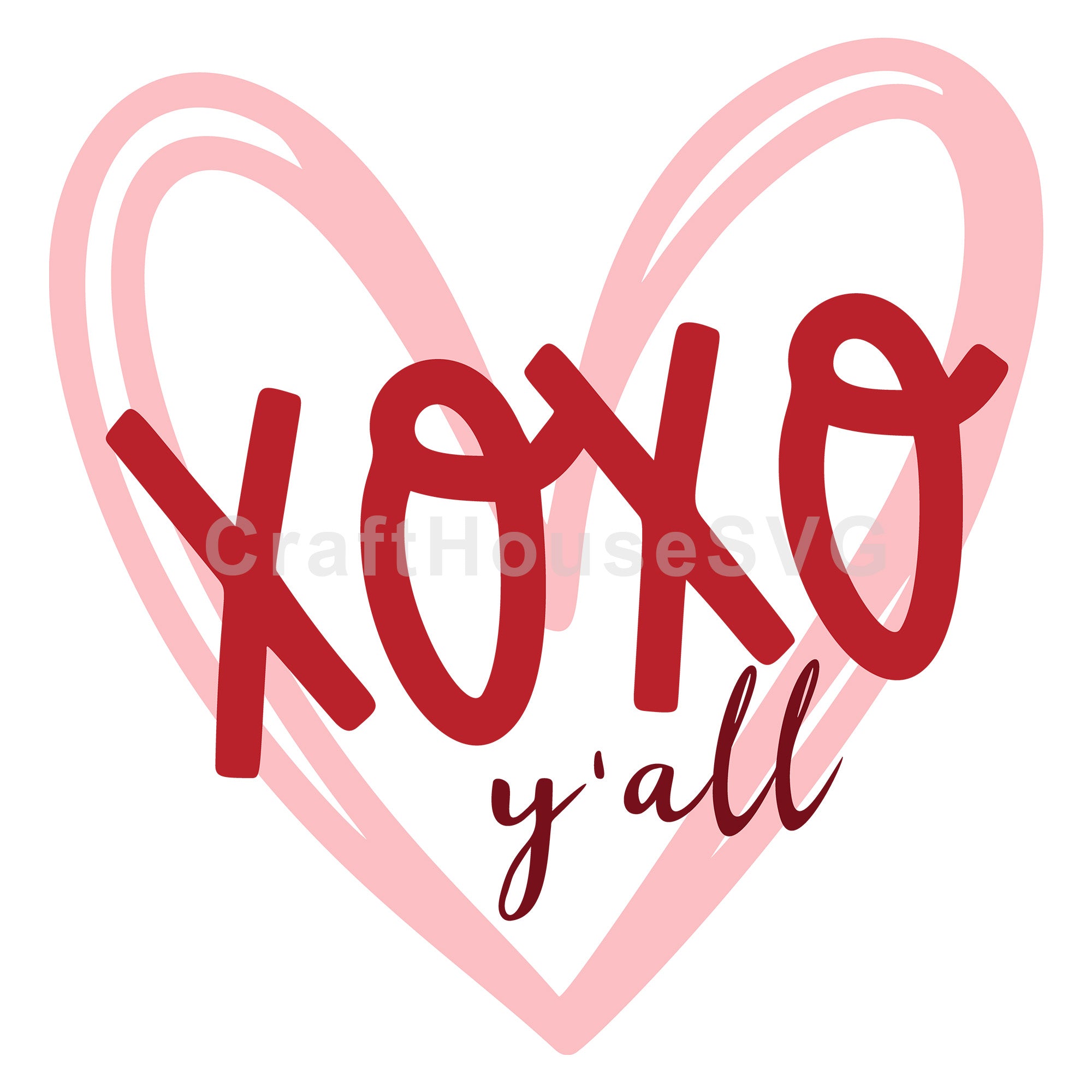 XOXO Y’all SVG