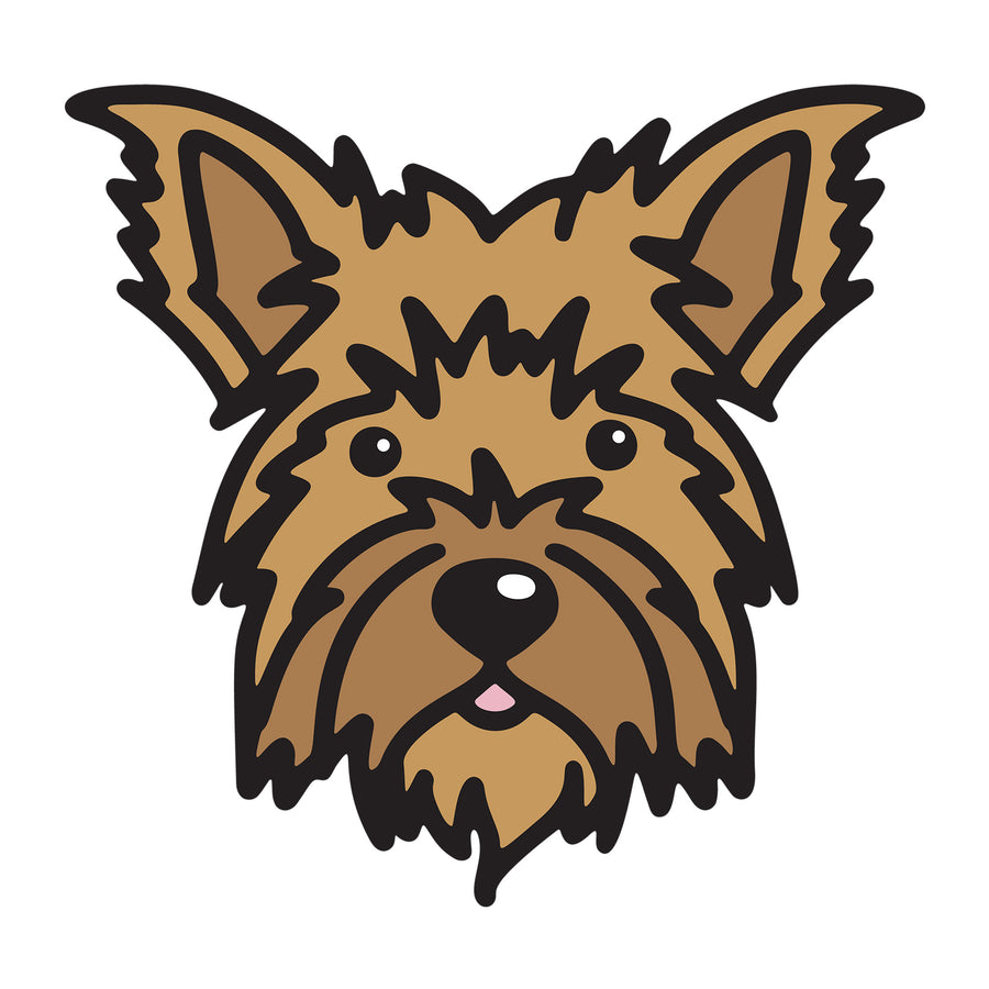 Yorkshire Terrier SVG dog design for Cricut, Silhouette, laser cutting, vinyl, sublimation, and pet craft projects.