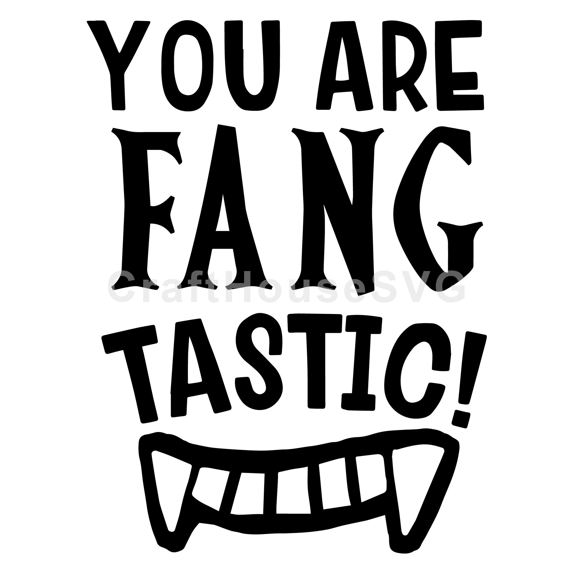 You are fangtastic SVG