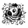 Zebra SVG for Cricut, Silhouette, laser cutting, vinyl, sublimation, animal crafts, decals, shirts, and DIY craft projects.