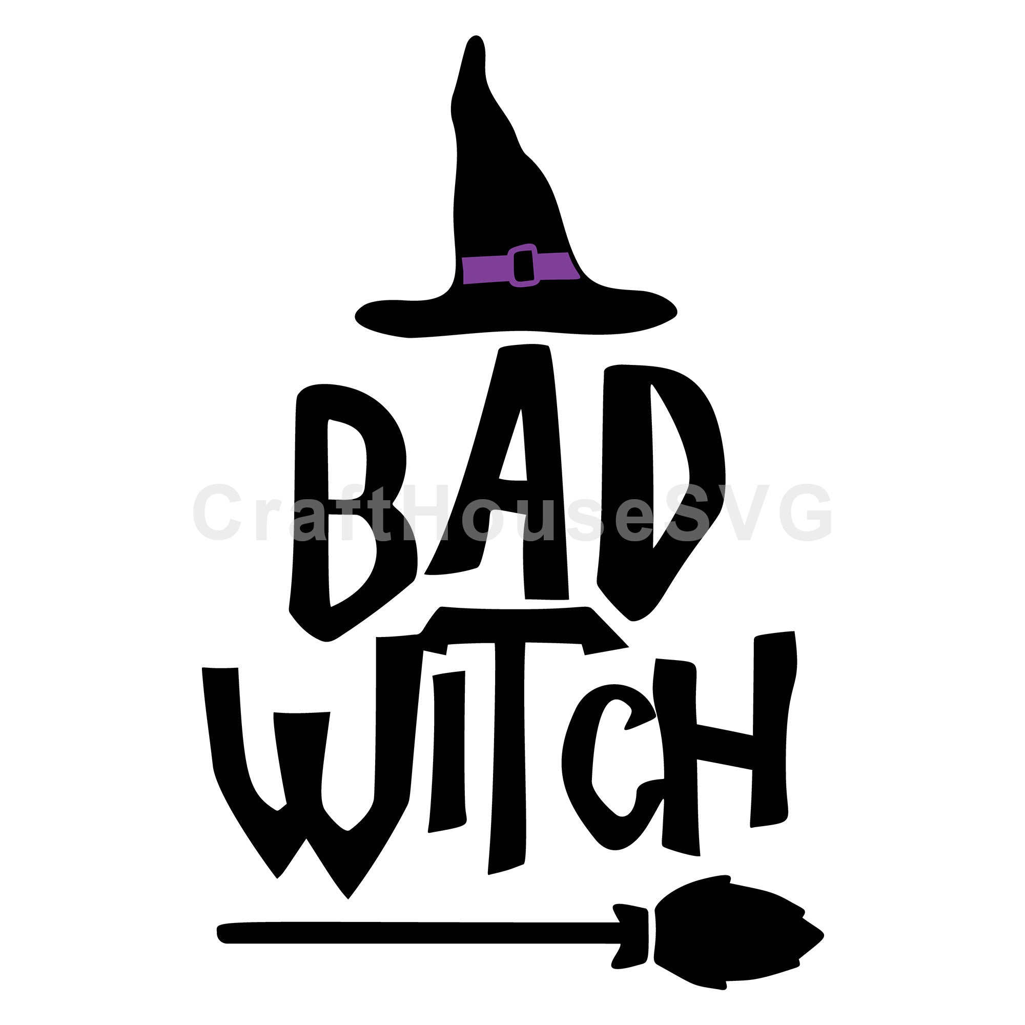 Bad witch SVG